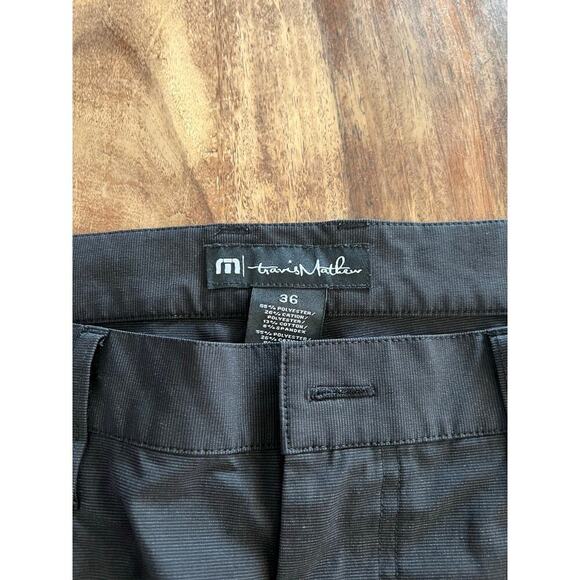 Travis Mathew Men's Black Mid Rise Cotton Blend Straight Leg Jeans Size 36 - Picture 4 of 7
